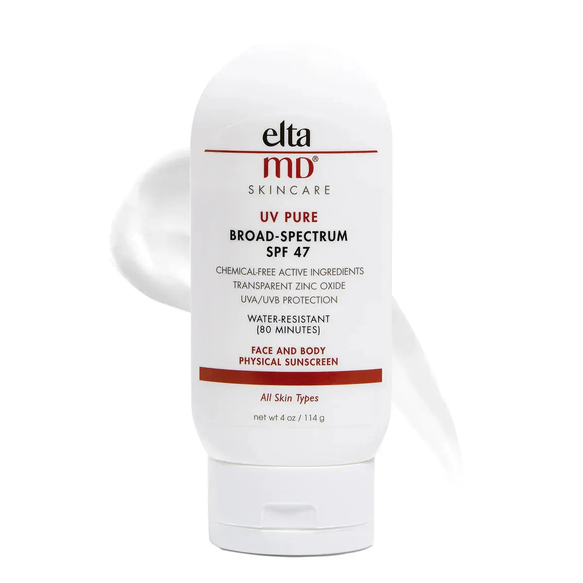 Elta MD UV Pure SPF 47 Sunscreen - Daily Use, Environmental Protection, Chemical-Free Active Ingredients