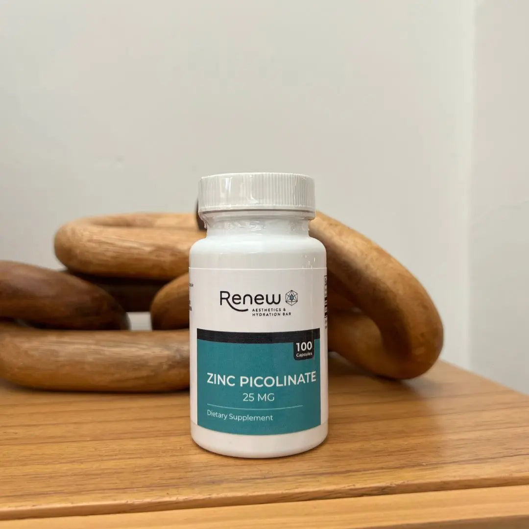 Renew Aesthetics & IV Hydration, Zinc Supplement for Immune Support and Skin Health, 525 Google Product Category, 30.00 USD
