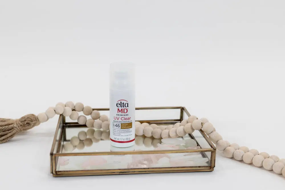 EltaMD Skin Care UV Clear Tinted SPF 46, Broad-Spectrum Sunscreen with 5% Niacinamide, Suitable for Sensitive Skin, Health & Beauty Personal Care Cosmetic