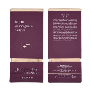 Skin Better Ampra Volumizing Macro HA Serum, plumps, smooths, lifts skin - 1.0oz, $180