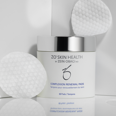 ZO Skin Health Complexion Renewal Pads - Oil and Debris Removal for Pore Unclogging, Skin Health Enhancement, 60 Pads per Jar