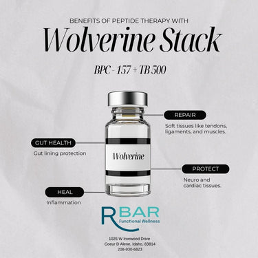 Wolverine Peptide Stack (BPC 157 + TB500) - 1 month supply