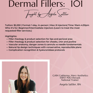 Foundations of Dermal Fillers                Sunday, March 15