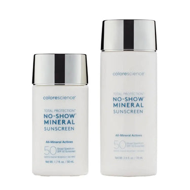 ColorScience No Show Mineral Sunscreen SPF, Ultra-Sheer All-Mineral Formula, Skin Protection