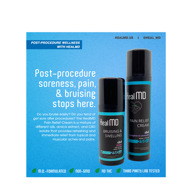 HealMD: Bruising and Swelling Cream.  250mg   $70 USD