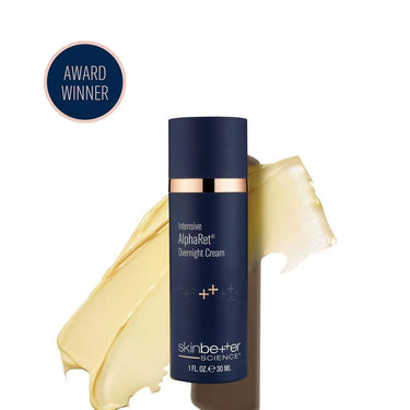 Skin Better AlphaRet Intensive Overnight Cream, 1.0oz, $145.00 USD, retinoid and an AHA (lactic acid), Suitable for All Skin Types