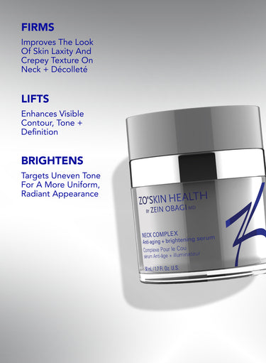 Neck Complex Anti-Aging + Brightening Serum Zo SkinHealth - 1.7 oz
