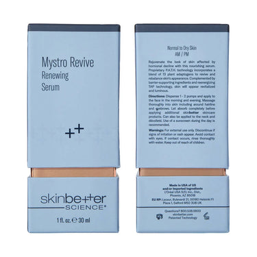 Skin Better Mystro Revive Renewing Serum - hormonal skin changes 1.0oz,  $225.00 USD