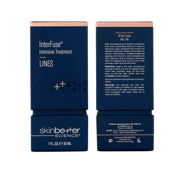 Skin Better InterFuse Intensive Treatment LINES - deep expression lines and wrinkles - 1.0oz,  $245.00