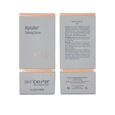 Skin Better AlphaRet Clearing Serum -  Skin clarity, pores, tone and texture.   1.0oz. $145.00