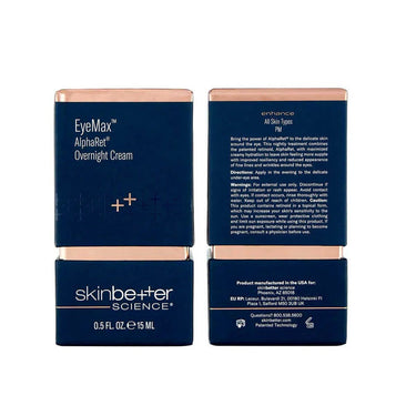 Skin Better EyeMax AlphaRet Overnight Cream, wrinkles, texture, darkness, and puffiness - 0.5ml,  $135.00