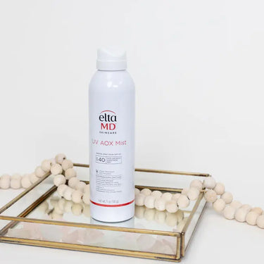 Elta MD UV AOX Mist SPF 40, Antioxidant-Rich Mineral Sunscreen Spray - Sheer Finish, 100% Mineral Based, 100ml, Suitable for All Skin Types